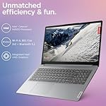 Lenovo 15.6" FHD Laptop Computers for Business and Student, Intel Processor, 16GB DDR4 RAM, 512GB PCIe SSD, WiFi 6, Bluetooth 5.2, Type-C, HDMI, Webcam, Cloud Grey, Windows 11 Home - Image 2