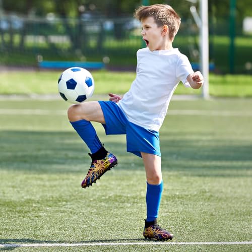 Soccer Cleats Boys Girls Professional Athletic Outdoor Football Shoes by UPREDOXZ - Used condition - Image 2