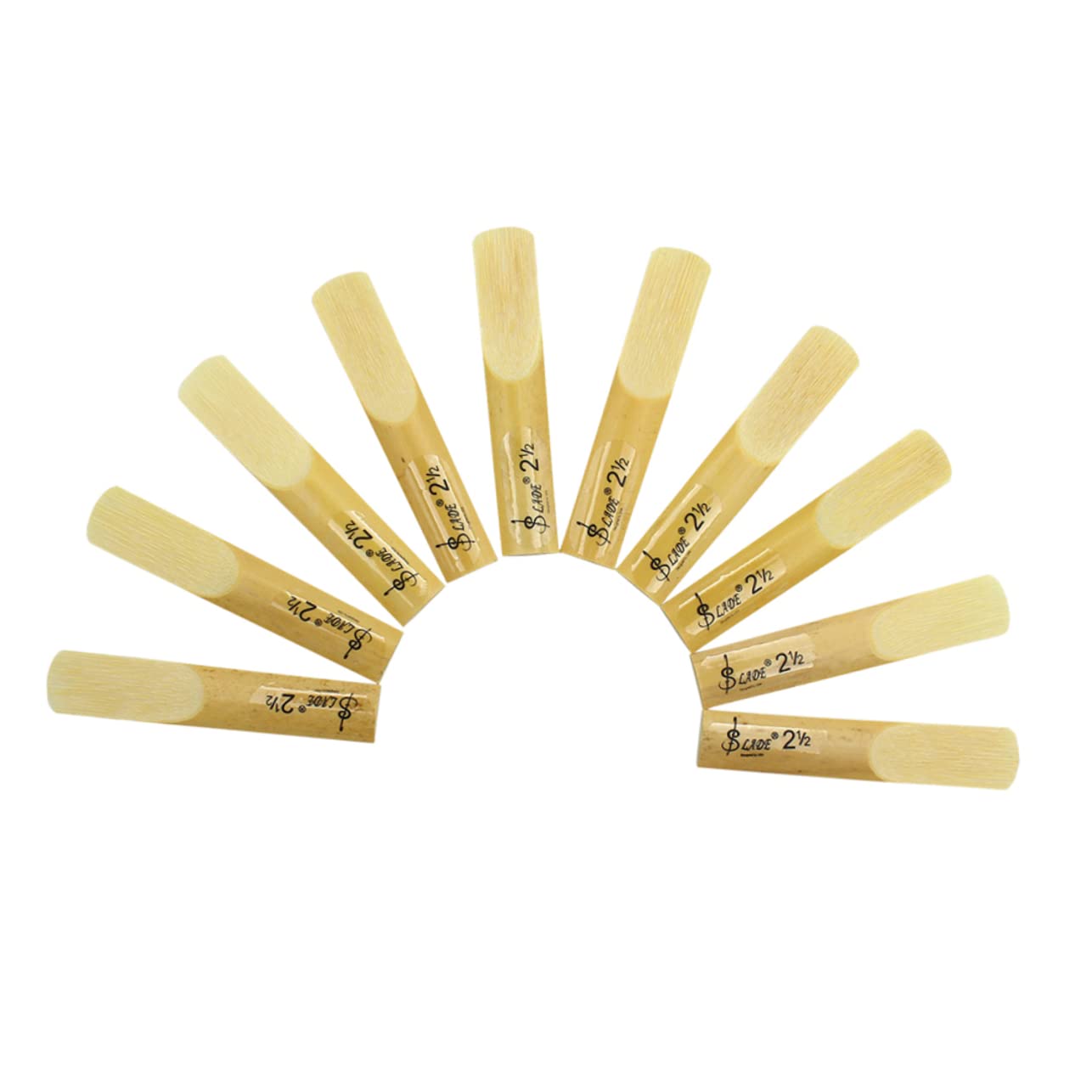 SUPVOX 20pezzi Ance Per Saxofono Accessori Bamboo Di Alta Qualità Con Scatola Di Conservazione Ottimo Suono e Design Pratico