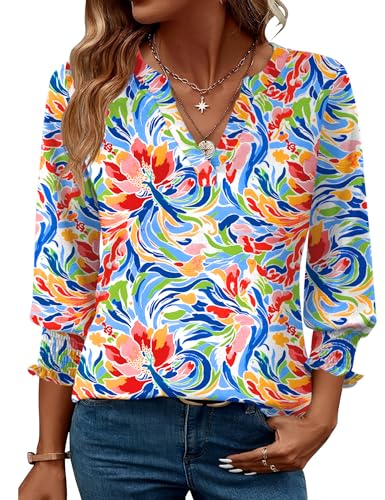 lomon women39s 2025 fashion tops 34 length sleeve business casual blouses summer tees shirts