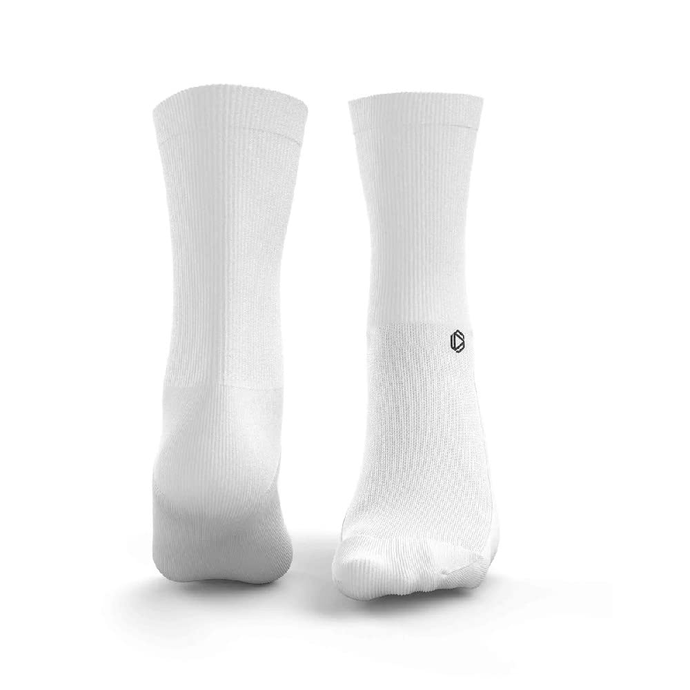 HEXXEEMen's Men's White HEXXEE Socks, White, L UK