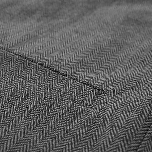 Mens Dress Vests Casual Work Notch Collared Business Tweed Vests Slim Fit Button Up Tuxedo Waistcoats Formal Vest2