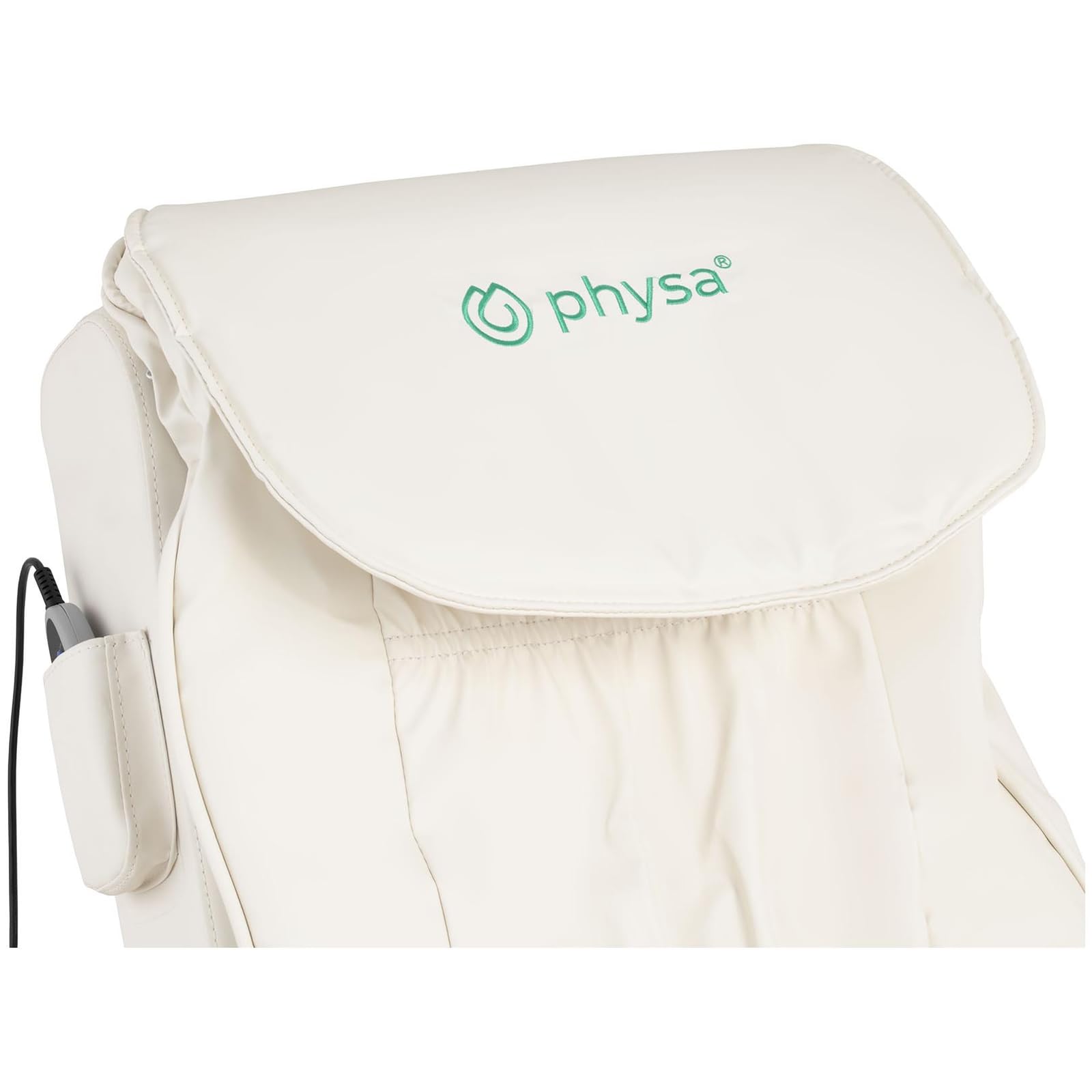 Physa Phy_PSC_01 Fußpflegestuhl elektrisch mit Fußwanne 105 W 150 kg weiß Rückenmassage Kosmetikliege elektrischer Fußpflegestuhl Pedikürestuhl Stuhl für Fußpflege