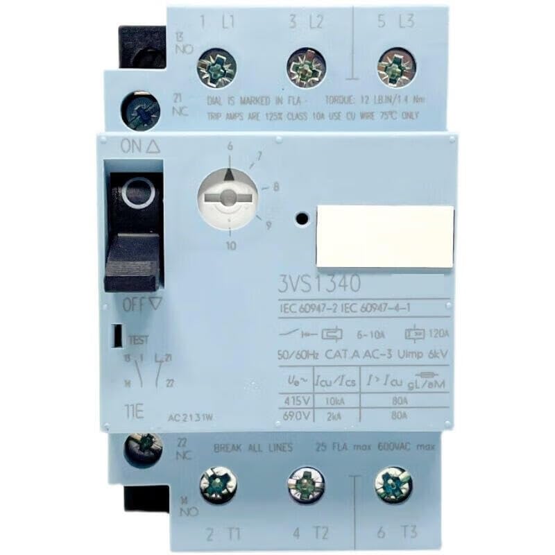 Disyuntor de protección de motor 4-6A para automatización industrial y bombas de agua