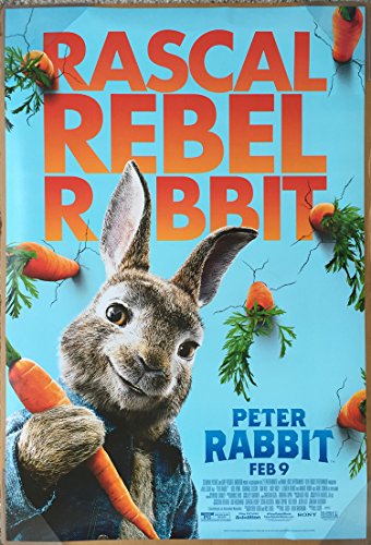 PETER RABBIT MOVIE POSTER 2 Sided ORIGINAL FINAL 27x40 JAMES CORDEN PETER RABBIT MOVIE POSTER 2 Sided ORIGINAL FINAL 27x40 JAMES CORDEN