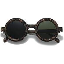 Round Glasses,Adjustable Tint Sunglasses,Stepless Dimming Halloween Costume Prop Circle Glasses