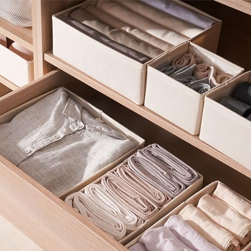 Organiseur de tiroir pliable gain de place pour vêtements - 6