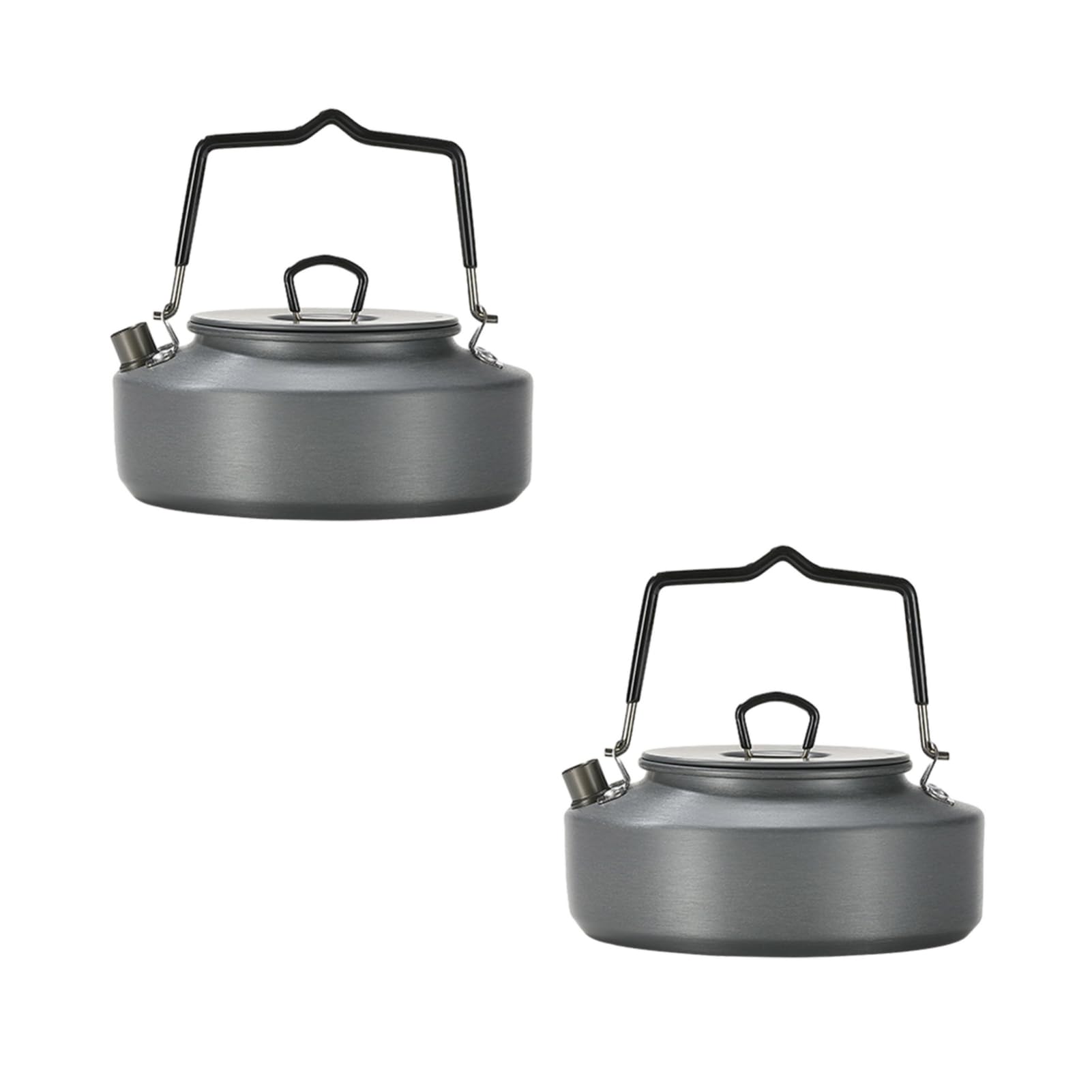 Bouilloire en alliage d'aluminium durable avec réchaud de camping compact