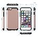 Phone 6s Case Rose Gold, LUVVITT Ultra Armor NL Shock Absorbing Case Best Heavy Duty Dual Layer Tough Cover for Phone 6 / Phone 6s (4.7) Rose Gold