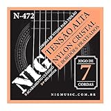 Cordas P/Violão Nylon 7 Cordas Nig N472 - Tensão Alta