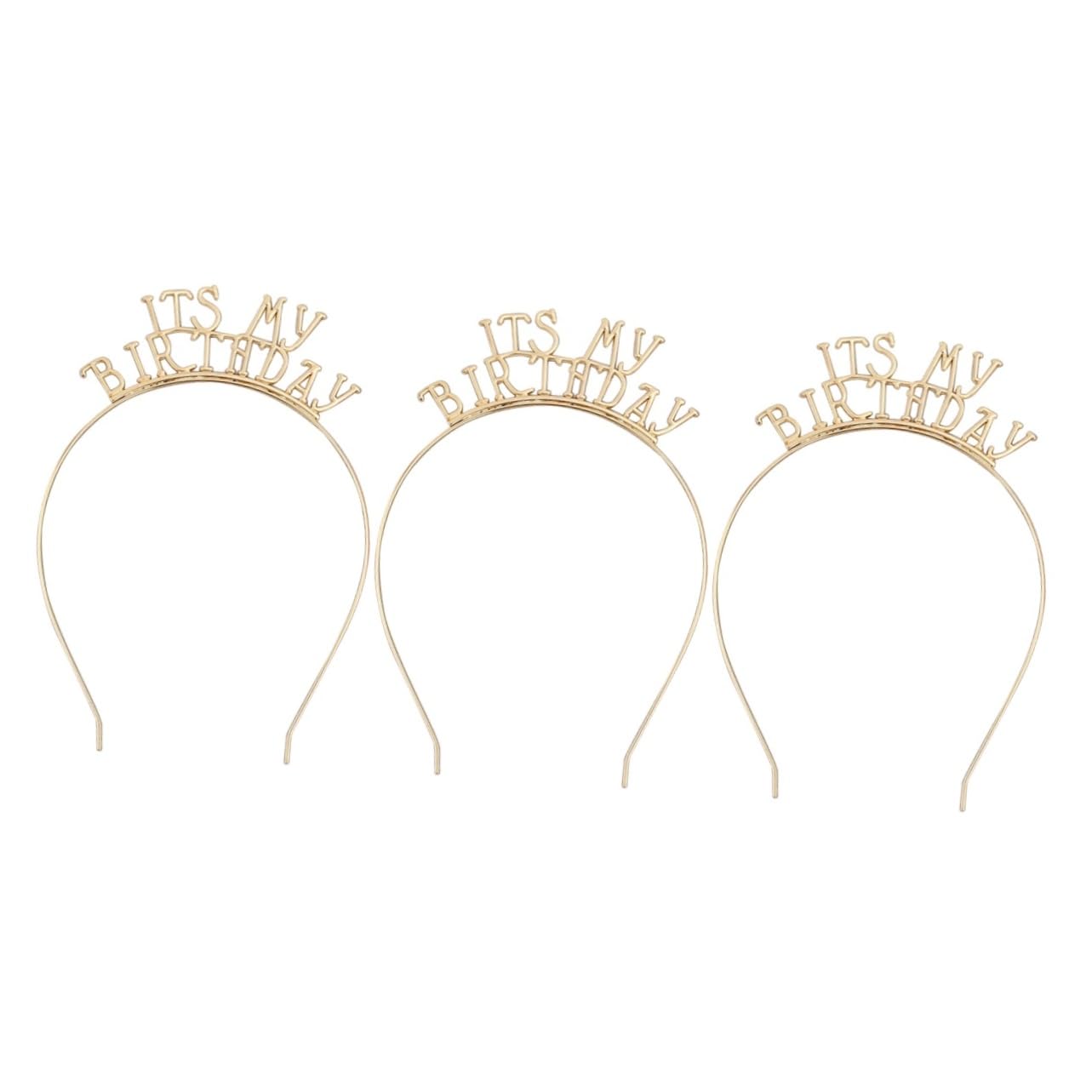 FRCOLOR 3pcs haarbbänder hair accessories for haarklammern gold Strass Kopfschmuck Haarbänder für Damenhaar haarschmuck Stirnband geburtstag haarband langlebig Haarreifen