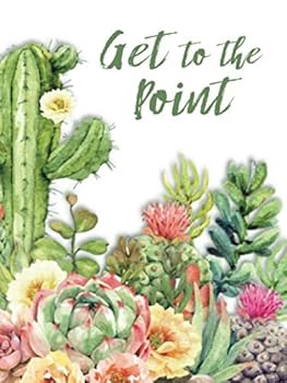 Paperback Get to the Point: Small Personal Internet Address & Password Logbook | Handy Pocket Size with A to Z Alphabetical (Watercolor Pretty Cactus) Book
