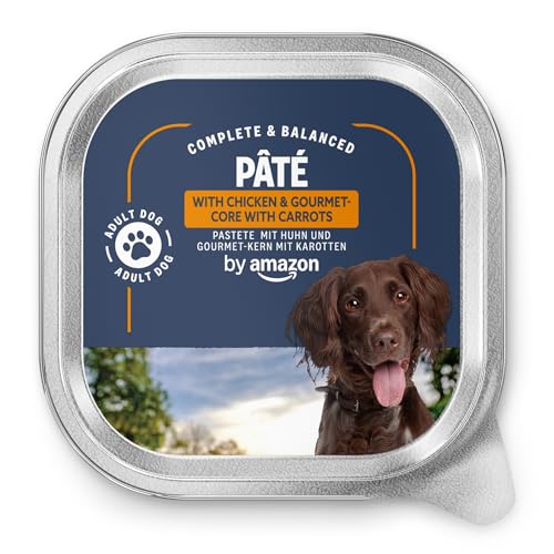 by Amazon Comida Húmeda para Perros, Paté con Pollo, 300g, Paquete de 10