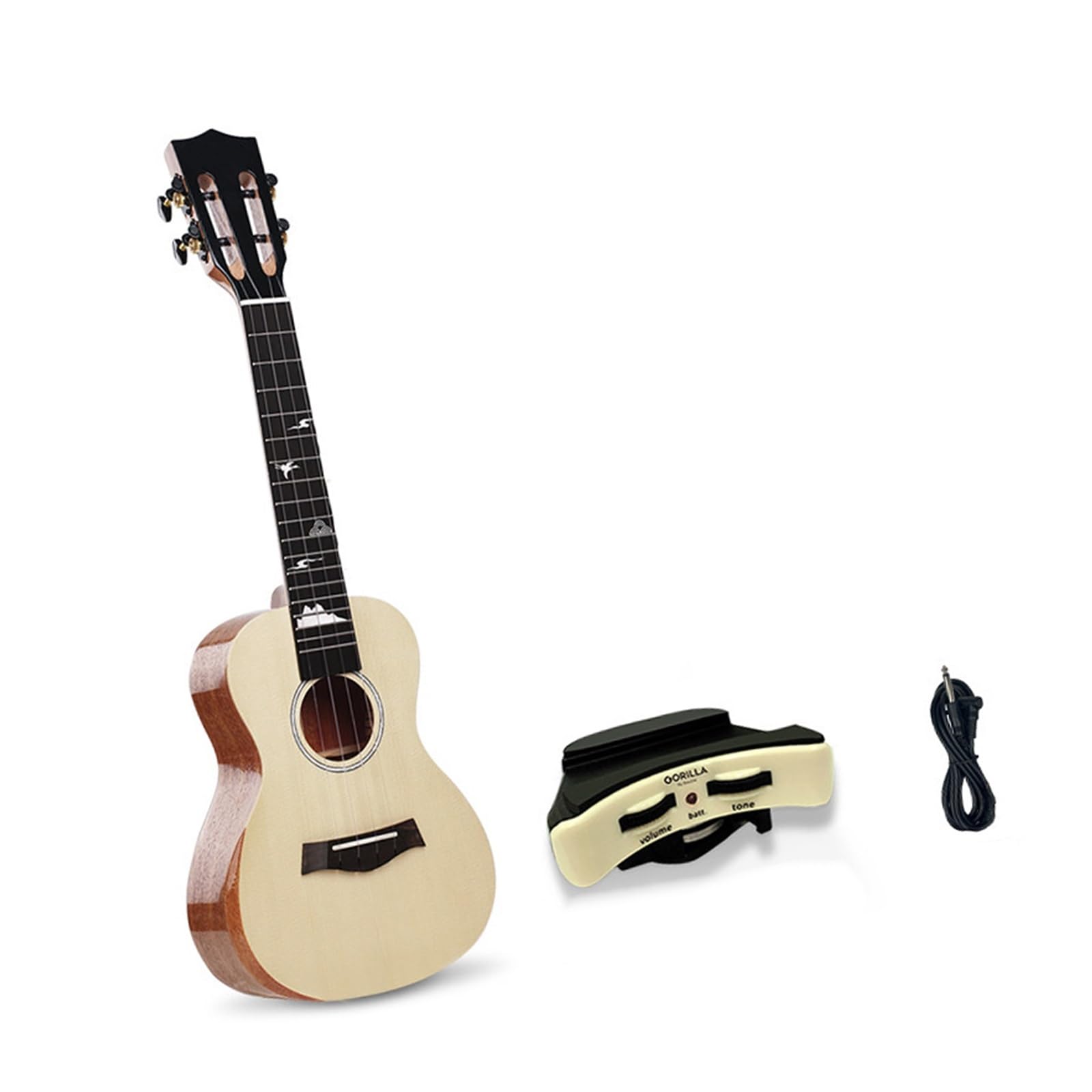 Ukulele Z Blatem Ze Świerku I Mahoniu Z Litego Drewna Przyjazne Dla Początkujących 26 Cali Ukulele Dla Dorosłych