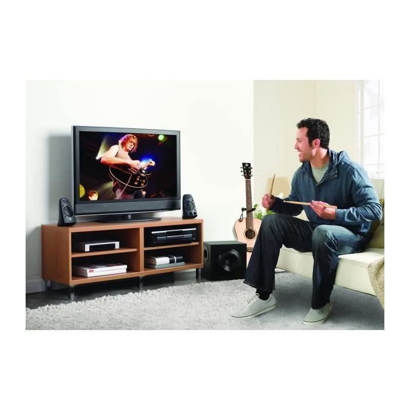 Image of Logitech Z623 THX 2.1 Speaker System with Subwoofer, THX Certified Audio, 400 Watts Peak Power, Deep Bass, Multi Device, 3.5mm & RCA Inputs, Easy Controls, PC /PS4 /Xbox /DVD Player /TV /Smartphone /Tablet