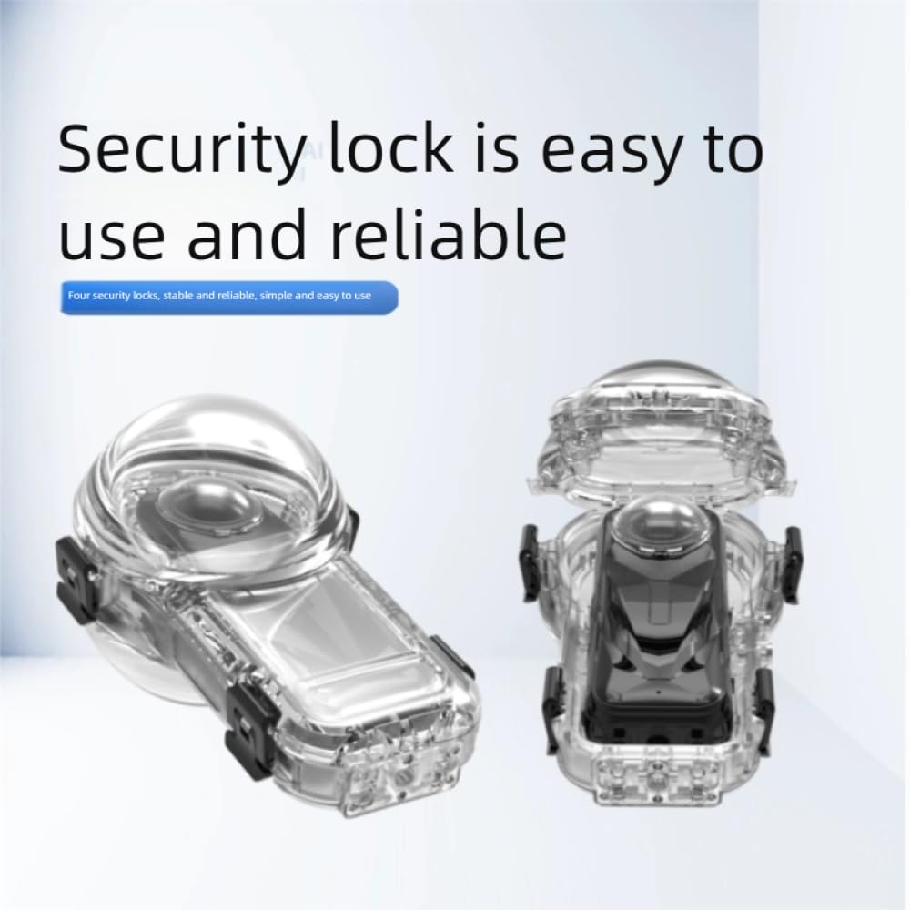 Etui do nurkowania z szybkim odpinaniem Full Stealth do kamery panoramicznej Insta360 X5,60 m, wodoodporne etui ochronne na kamerę akcji, do Insta360 X5 Invisible Dive Case