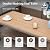 HERA'S HOUSE 4-Piece Patio Furniture Set, All Weather 5 Seats Outdoor Wicker Sofa with 44" Coffee Table, 5.5" Thick Cushion, Outdoor Conversation Set for Garden Deck Backyard, Beige