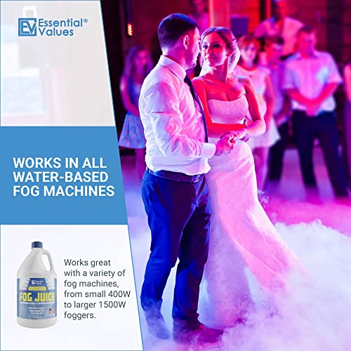 Smoke Machine Fog, Fluid For Fogging Machines – Fog Juice That Produces Long-Lasting Medium Density Smoke For Water-Based Foggers, For 400-1500 Watt Machines #TOP4