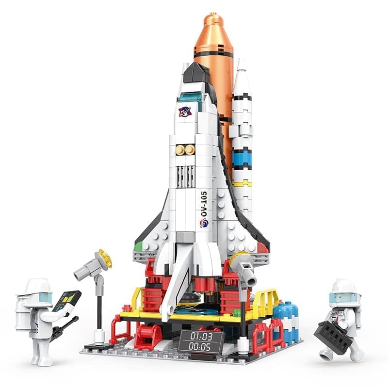 Buy High Space Rocket Building Block Set, Educational Stem Building Toys for Kids Brain Development & Hands-On Ability Construction Toy for Boys & Girls