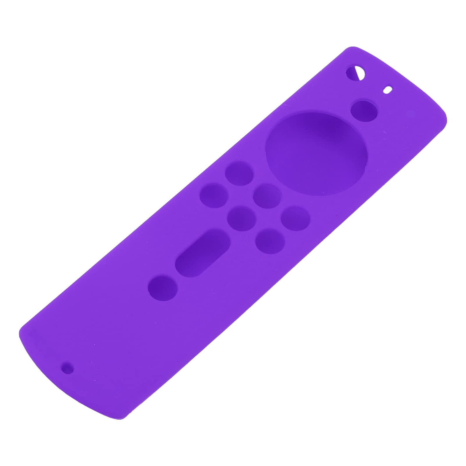 Stoßfeste, rutschfeste Silikon-Schutzhülle für die Fernbedienung des Fire TV Stick 4K 2018, Hautfreundliche Silikonhülle für den Familiengebrauch (Lila)