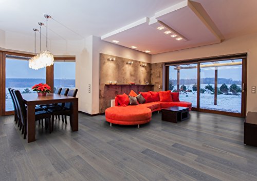 Preisvergleich Produktbild Hochwertiger Handgefertigter Parkettboden / Fertigparkett / Parkettboden Elegance - Eiche Landhausdiele geölt - gebürstet - Natur (Shanghai) - 89,90 pro m²