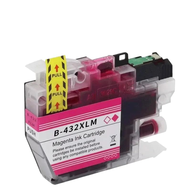Cartouche LC432XL Magenta compatible avec MFC-J5340DW MFC-J5740DW J6940DW