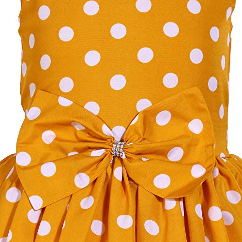 Image of Casual Frock for Baby Girls,Blue Printed and Olive Printed,Pack of 2