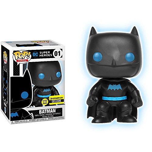 Justice League Batman Silhouette Gitd Pop! Figure - Ee Excl.