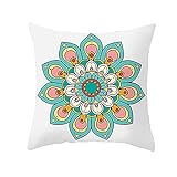 ♥ CONCEPTION ET TEXTURE: Cette taie d'oreiller coussin présente un tissu lisse et élégant au toucher soyeux et un beau drapé qui apportent charme et modernité à votre intérieur. Ces housse de coussin moderne pour canapé sont disponibles en différentes tailles et styles pour répondre à vos différents besoins.