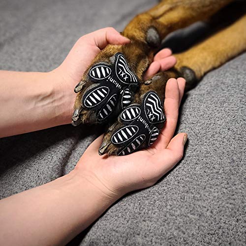 Loobani Dog Grip Pad Paw Protector Anti-Slip Traction Pads From Slipping On Slippery Floors, Protection For Injuries And Brace For Weak Paws(6 Sets 24 Pads-Xs) #TOP2