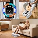 Under Desk Elliptical Exercise Machine, Mini Elliptical Leg Exerciser As Seen on TV, Electric Pedal Exerciser While Sitting for Seniors Adults, Elliptical Training Machines for Fitness with 12 Modes - Image 5