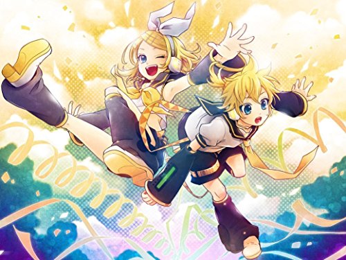 NewBrightBase Kagamine Rin Len Fabric Cloth Rolled Wall Poster Print - Size: (32' x 24' / 17' x 13')