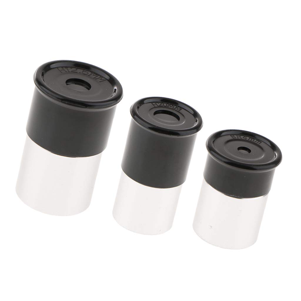 perfk 3pcs Oculaire D'astronomie 0.965"/24.5mm 3X pour Objectif de H20mm SR4mm H12.5mm