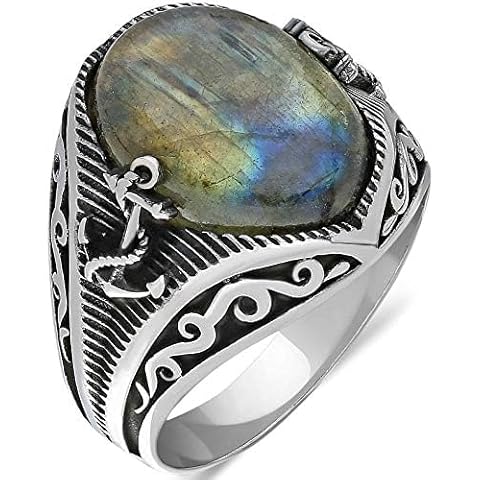 Handmade 925 Sterling Silver Anchor Ring Cover