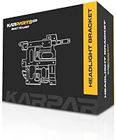 Vista 5 de Soporte para faros delanteros Mercedez Benz C32 AMG 2002 2003 2004 para lado del pasajero Soporte Sedán MB1225126 2036203072