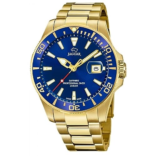 Montre Jaguar Executive Homme en Verre Saphir et Chronographe Élégant