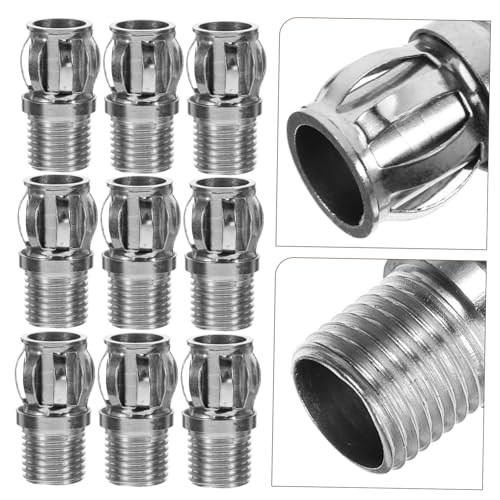 WEKADRIN 10個 バルブソケットファスナー ネジ式属固定クリップ 便利な電球ソケットパーツ ロック機能付き 簡単設置 室内外対応 照明器具用