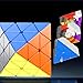 Pyramid Speed Cube Face Turning Octahedron Cube Octahedron stickerless Speed Cube Puzzle Triangle Magic Cube Puzzle Toy for Kids and Adults