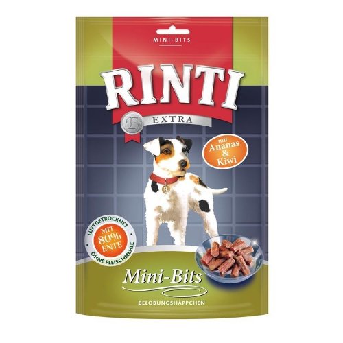 Rinti | Extra Snack Bitties Ente und Ananas | 12 x 100 g