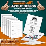 G4GADGET 2025-2026 Academic Diary, A4, Week to View, Black, Case Binding, Two Pages per Week Format - Image 7