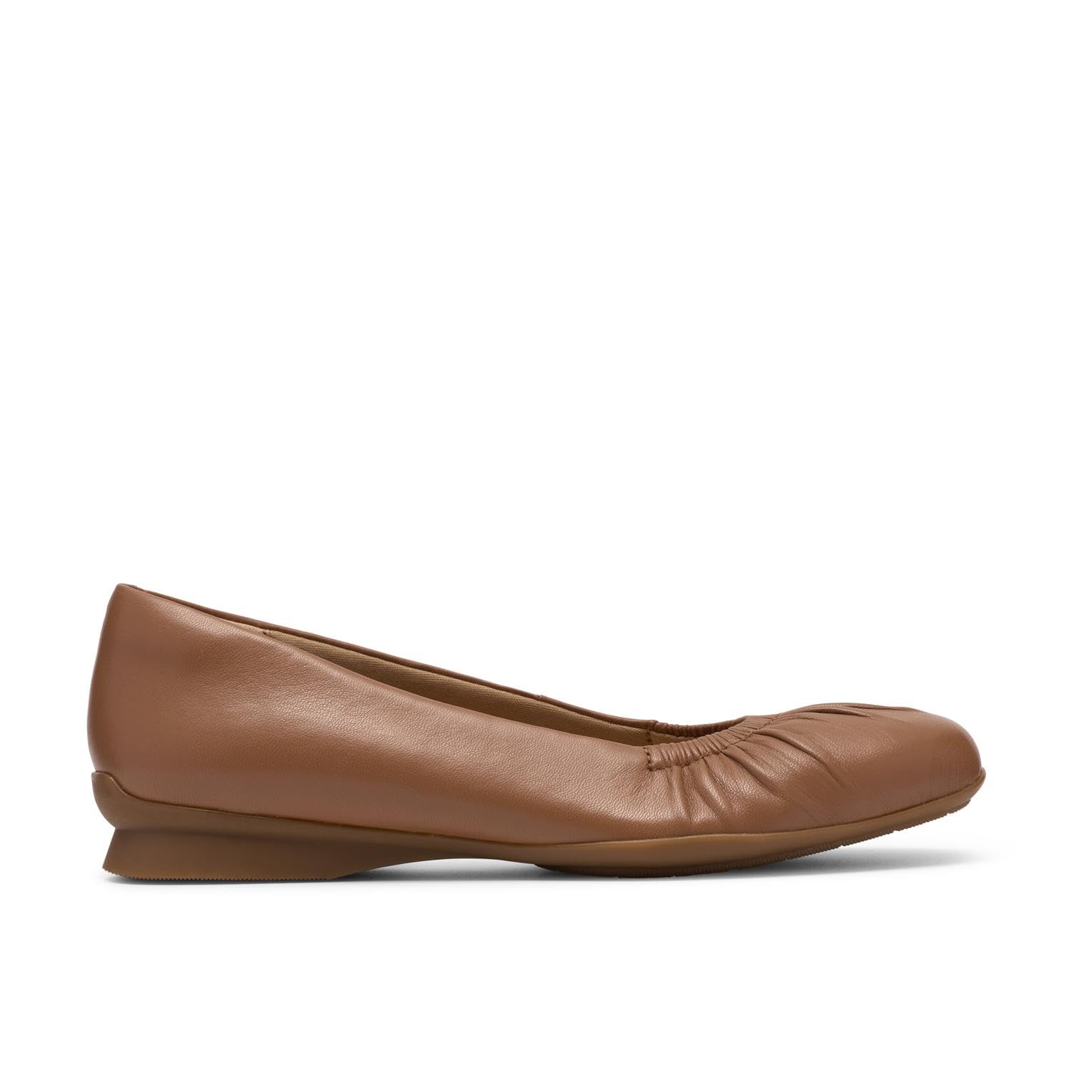 Clarks Jazmynn Lo Womens Tan Leather, 5.5