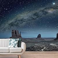 Wall Mural The Beautiful Space World Removable Self-Adhesive Wallpaper Wall Decoration for Bedroom Living Room - 66x96 inches