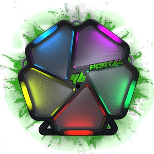 Gel Blaster Portal Smart Target System with Included App - Target System with Responsive LED Panels for 10 Plus Interactive & Multiplayer Games - Score & Stats Trackings - Ages 14+