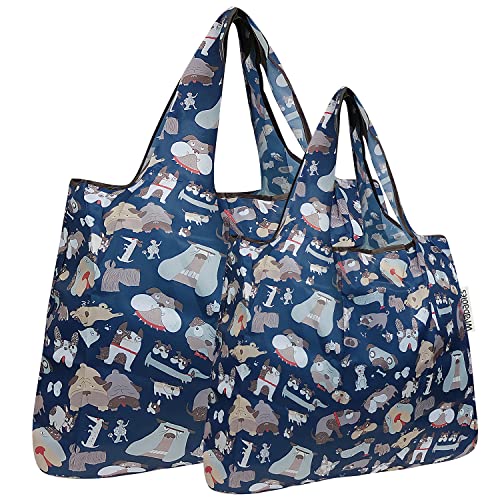 Image of allydrew Large Foldable Tote Nylon Reusable Grocery Bag