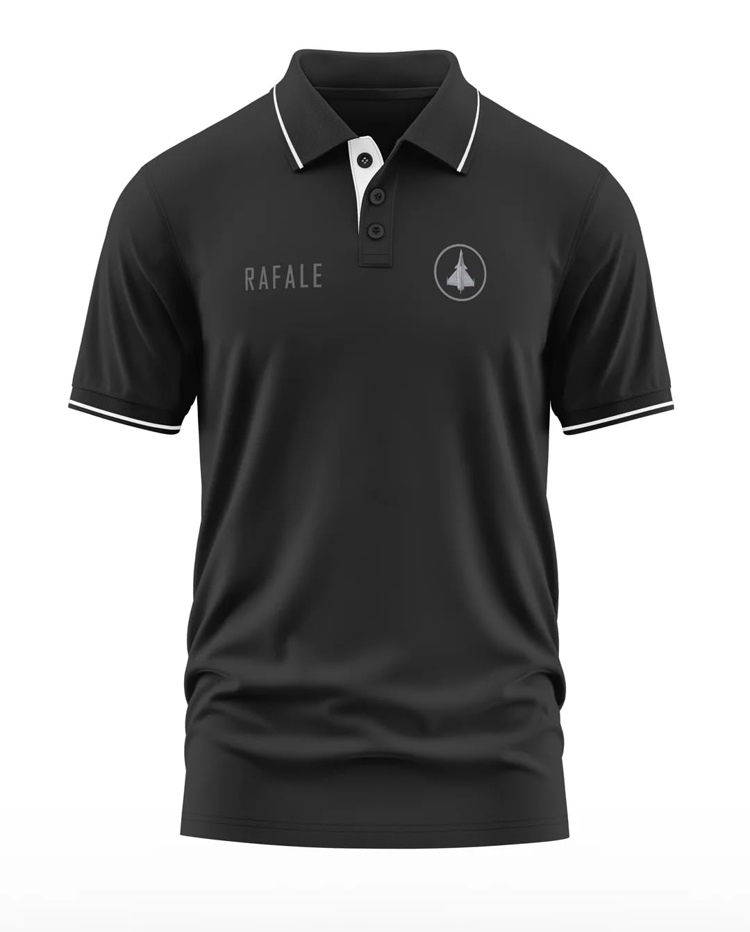 warriorworld Polo T-Shirt for Men | 270 GSM Pure Cotton Fabric | Stylish Collar Casual Half Sleeve Tshirt for Aviation Enthusiasts | Breathable & Comfortable Fit-picture-19