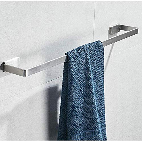 Preisvergleich Produktbild Dongbin 304 Edelstahl Handtuchhalter Wandbehang Aufbewahrungsbox Hängenden Badezimmer wasserdichte Tür Küchenlagerregal Zubehör (Größe: 30 / 40 / 60Cm),Silber,60cm