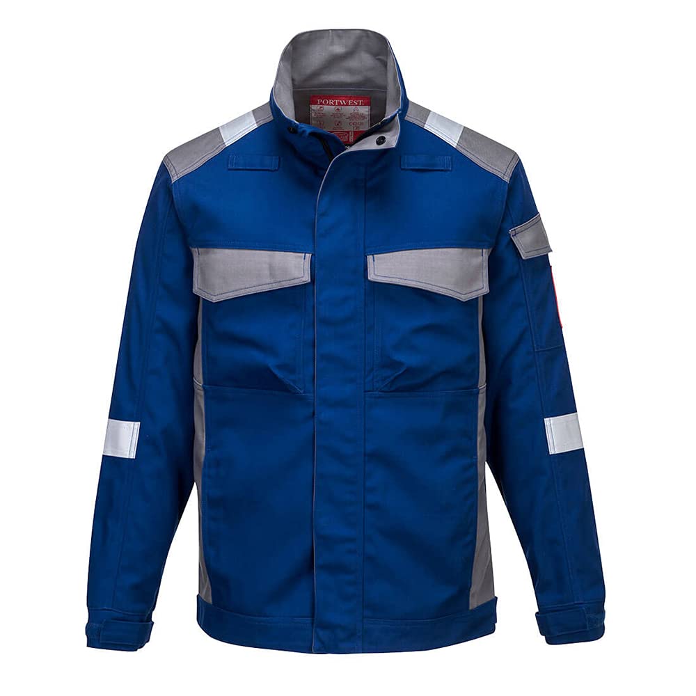 Chaqueta industrial bicolor Bizflame Ultra trabajo multinorma CE PORTWEST FR08