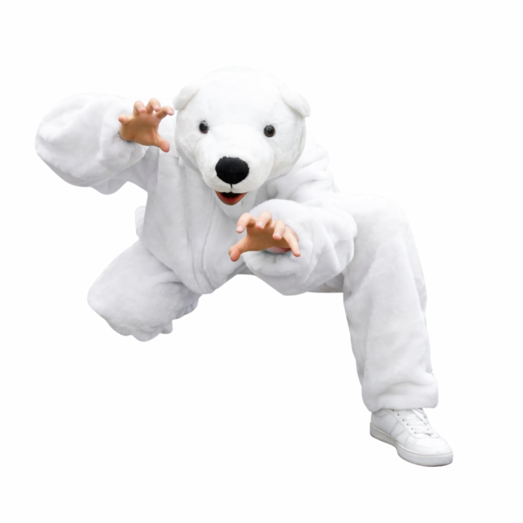 Seruna F24 Größe des Eisbär-Kostüms M, L und XL, geeignet für Normale Kleidung