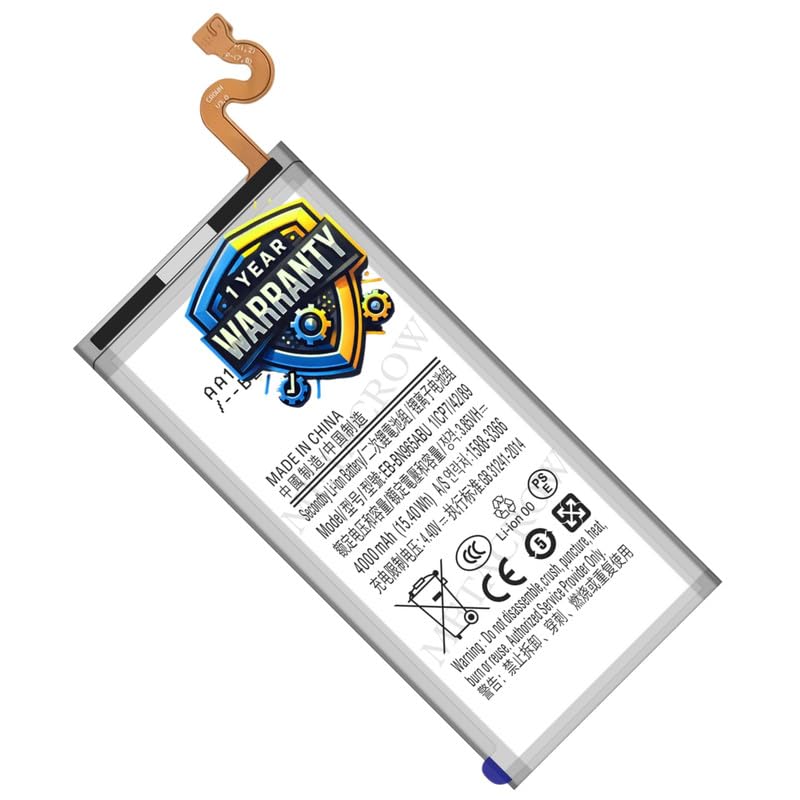 Image of Original EB-BN965ABE Battery Compatible for Samsung Galaxy Note 9 - (4000mAh) - 1 Year Warranty JK1