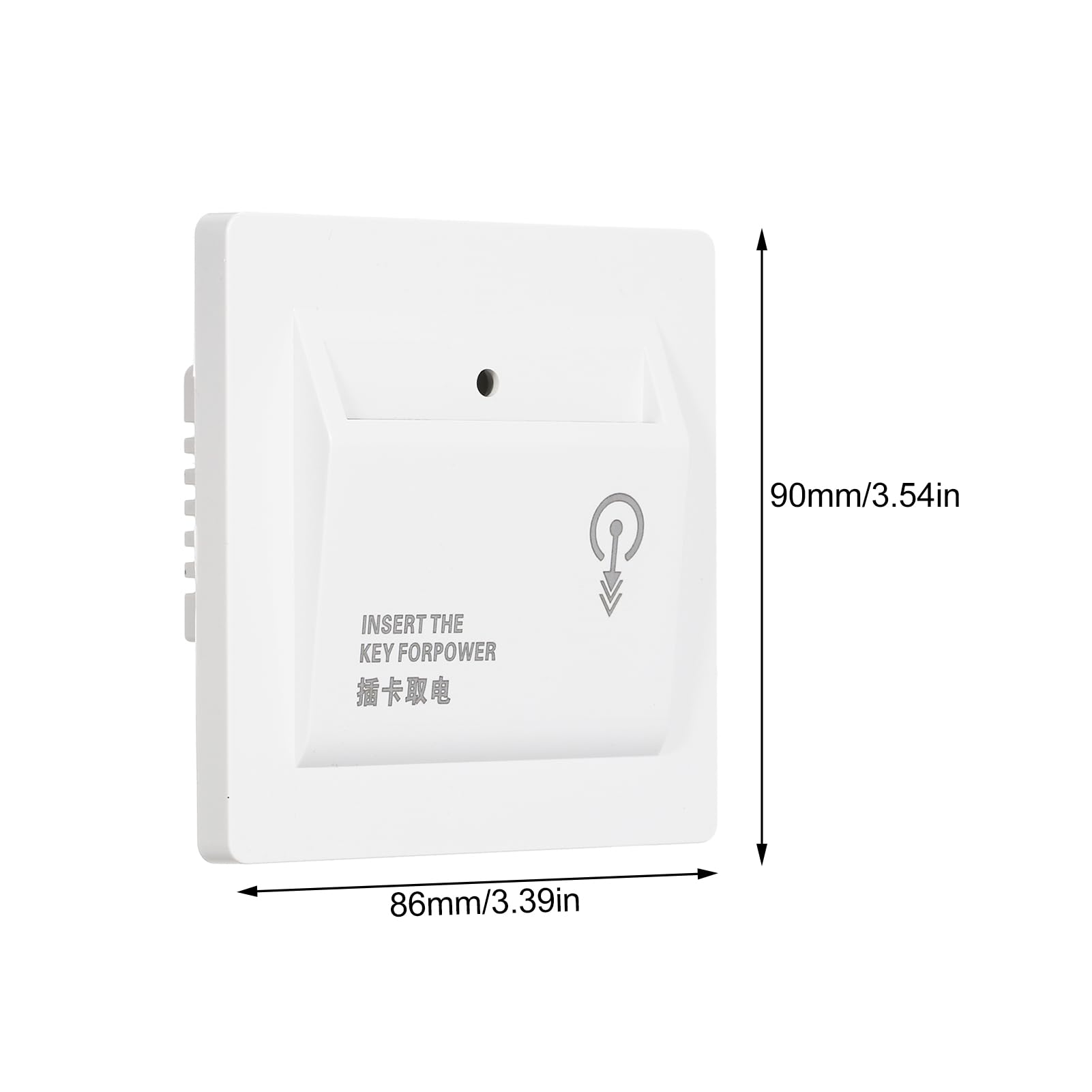 Interruttore scheda RFID HUIOP 40A Risparmio energetico Presa di forza meccanica Camera ospiti Inserire tessera magnetica